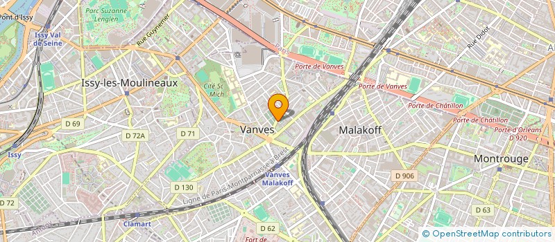 localisation de l'entreprise ELLIOT AND CO  VANVES