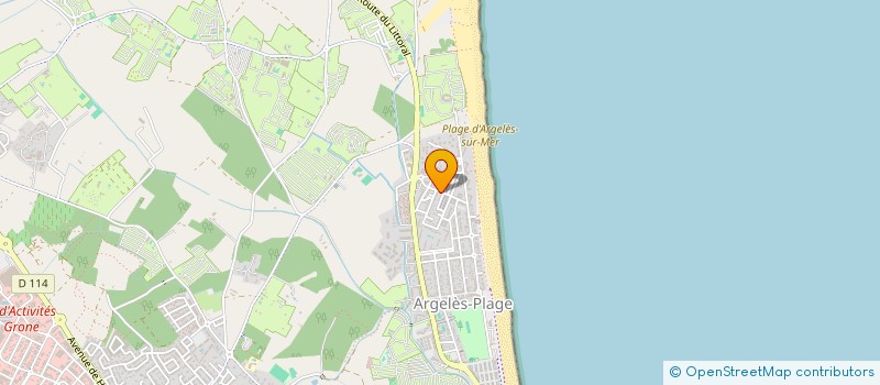 localisation de l'entreprise ELLIOTT à ARGELES-SUR-MER