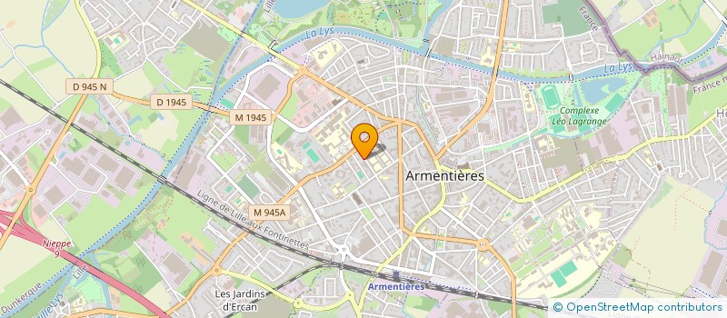 localisation de l'entreprise ELLIOTT  ARMENTIERES