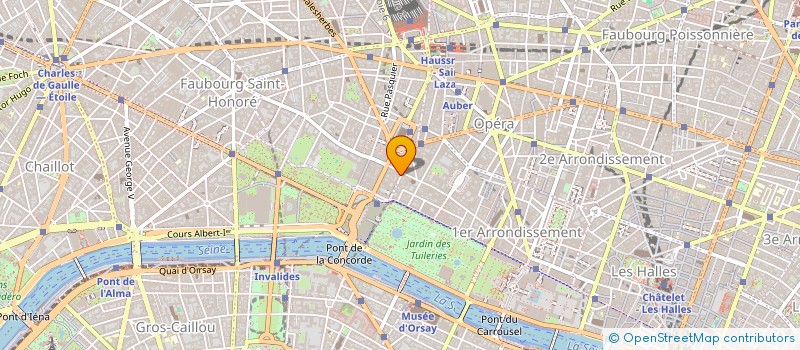 localisation de l'entreprise ELLIPSE à PARIS