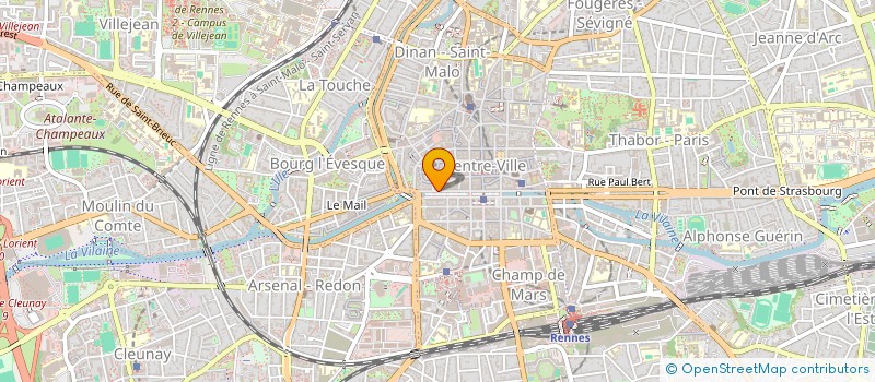 localisation de l'entreprise ELLIPSE à RENNES