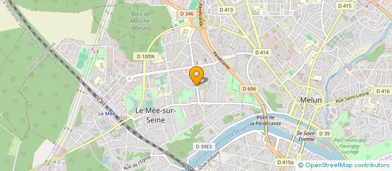 localisation de l'entreprise ELLIPSE  LE MEE-SUR-SEINE