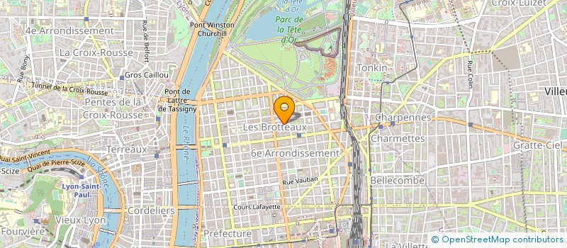 localisation de l'entreprise ELLIPSE à LYON