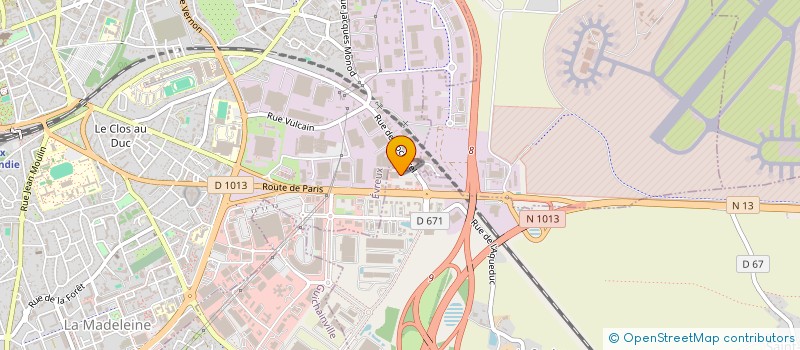 localisation de l'entreprise ELLIPSE  LE VIEIL-EVREUX