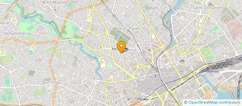 localisation de l'entreprise ELLIPSE  NANTES