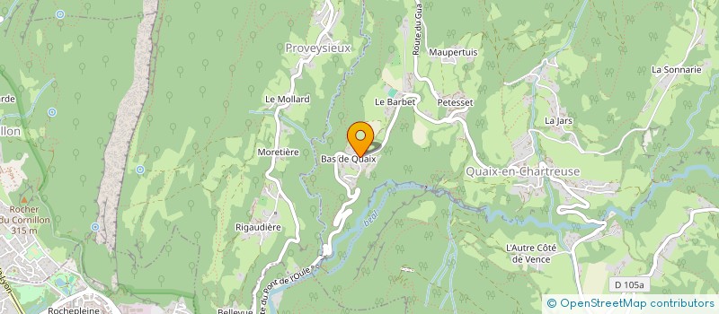 localisation de l'entreprise ELLIPSE  VARCES-ALLIERES-ET-RISSET