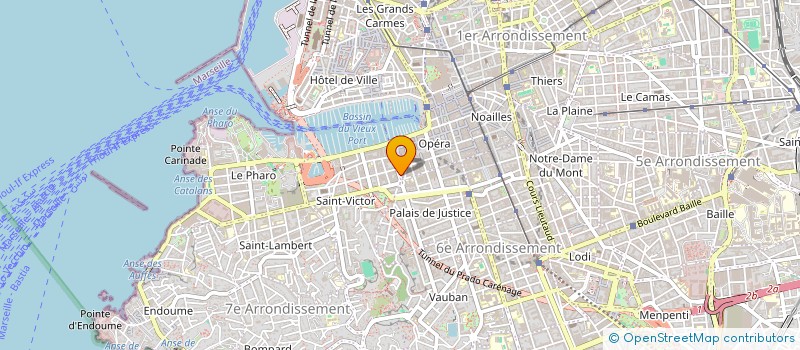 localisation de l'entreprise ELLIPSE à MARSEILLE