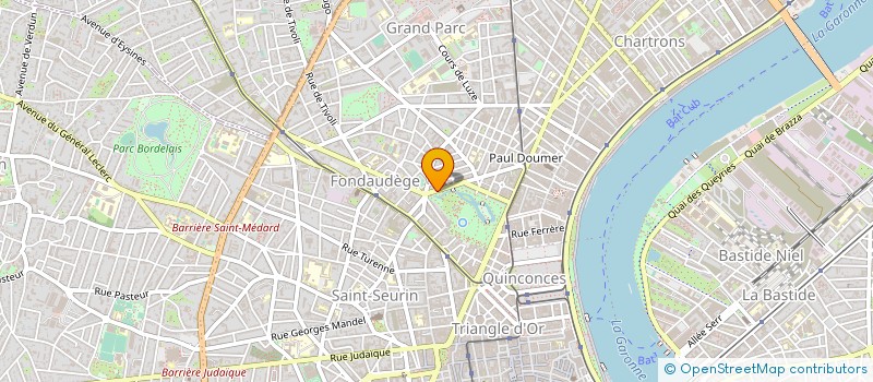 localisation de l'entreprise ELLIPSE AFFICHAGE AQUITAINE à BORDEAUX