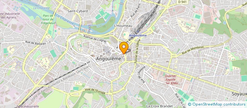 localisation de l'entreprise ELLIPSE AVOCATS ANGOULEME-COGNAC à ANGOULEME