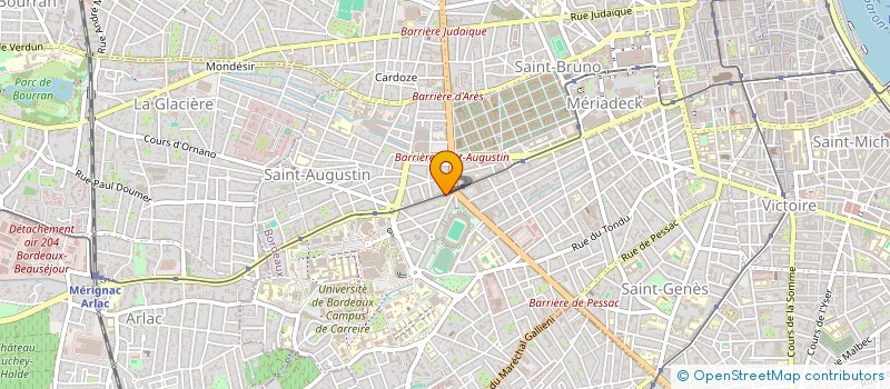 localisation de l'entreprise ELLIPSE AVOCATS IMMOBILIER  BORDEAUX