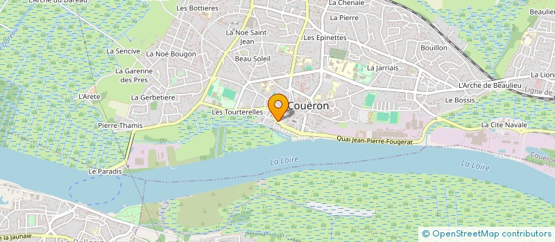 localisation de l'entreprise ELLIPSE BATIMENT à COUERON