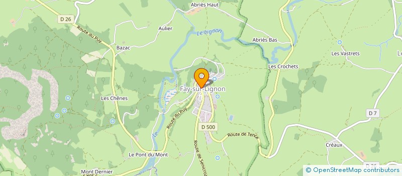 localisation de l'entreprise ELLIPSE COMMUNICATION  FAY-SUR-LIGNON