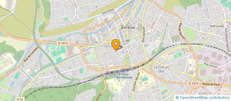 localisation de l'entreprise ELLIPSE CONCEPT à EVREUX
