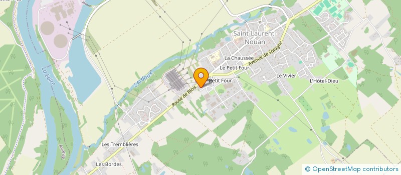 localisation de l'entreprise ELLIPSE CONCEPT à SAINT-LAURENT-NOUAN