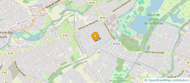 localisation de l'entreprise ELLIPSE EVOLUTION  TOURNEFEUILLE