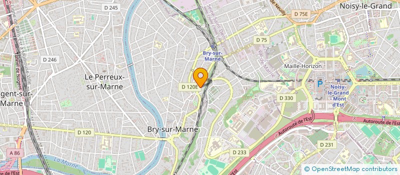 localisation de l'entreprise ELLIPSE IMMOBILIER SAS à BRY-SUR-MARNE