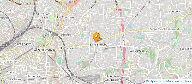 localisation de l'entreprise ELLIPSE PRODUCTION à MARSEILLE