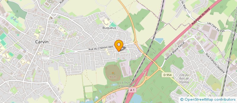 localisation de l'entreprise ELLIPSE SECURITE à CARVIN