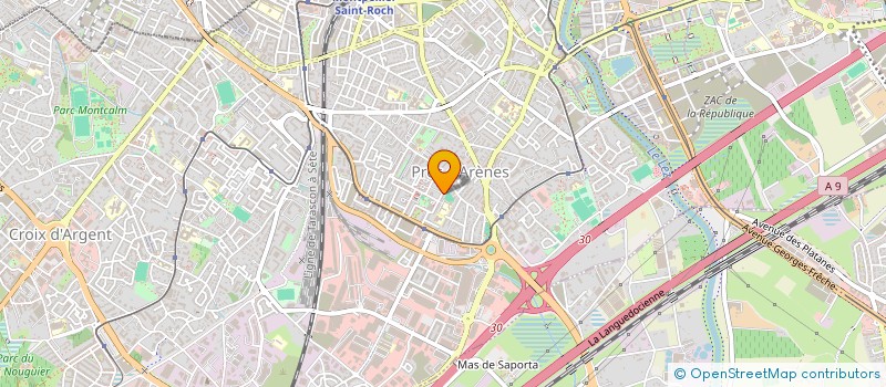 localisation de l'entreprise ELLIPSIG à MONTPELLIER