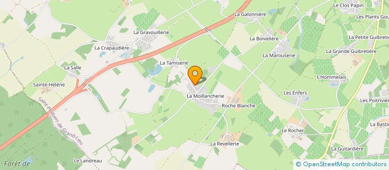 localisation de l'entreprise ELLIPTIC WEB à SAINT-PHILBERT-DE-GRAND-LIEU