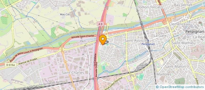 localisation de l'entreprise ELLIS à PERPIGNAN