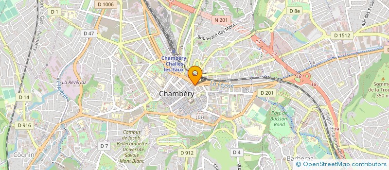 localisation de l'entreprise ELLIS GROUP à CHAMBERY