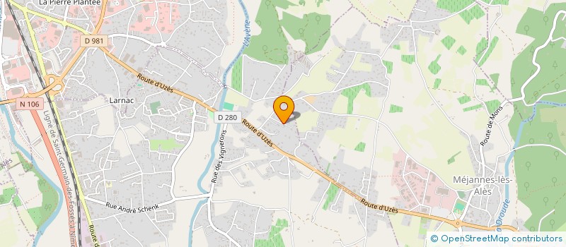 localisation de l'entreprise ELLISA  SAINT-HILAIRE-DE-BRETHMAS