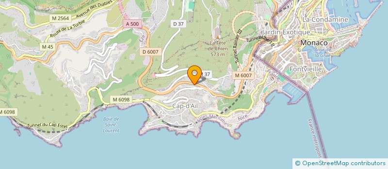 localisation de l'entreprise ELLIT AUTOMOBILE à CAP-D'AIL
