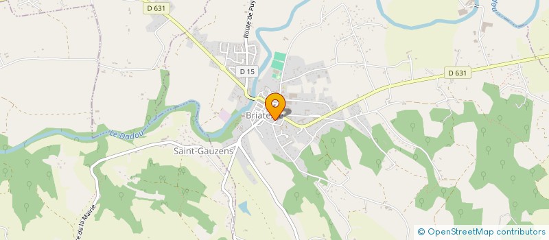 localisation de l'entreprise ELLITHIS  BRIATEXTE