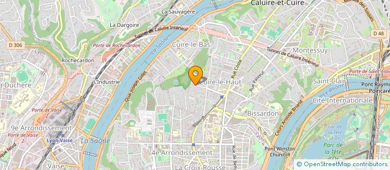 localisation de l'entreprise ELLITSE  CALUIRE-ET-CUIRE