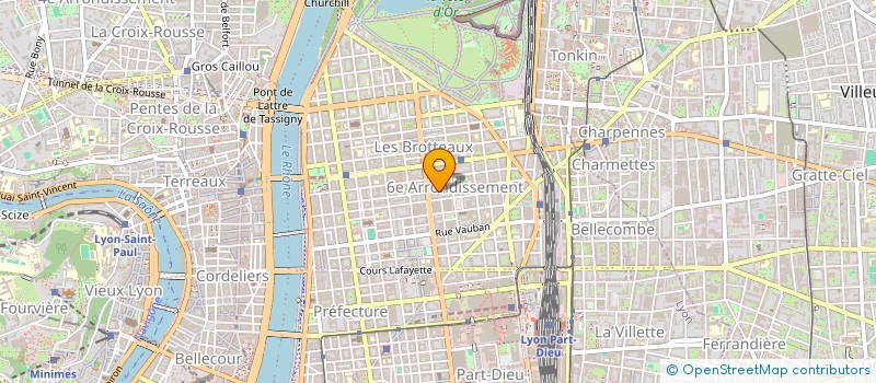 localisation de l'entreprise ELLM  LYON