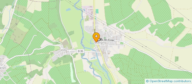 localisation de l'entreprise ELLM QUIRIN  BEINE