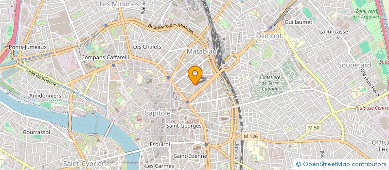 localisation de l'entreprise ELLMA à TOULOUSE