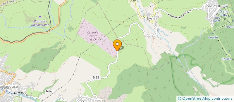 localisation de l'entreprise ELLO  LLO