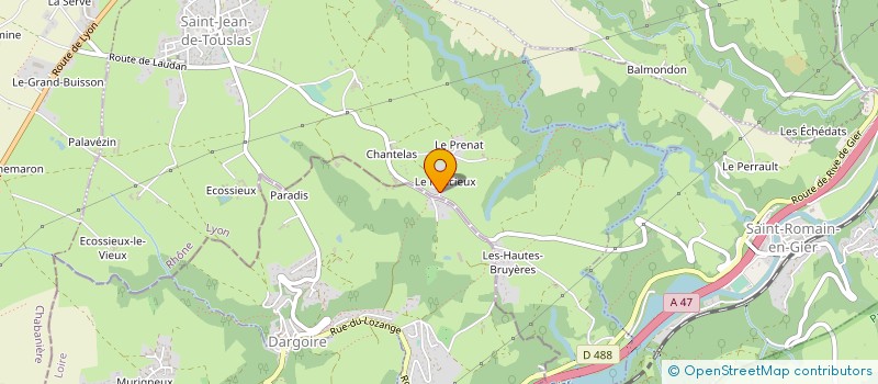 localisation de l'entreprise ELLO  BEAUVALLON