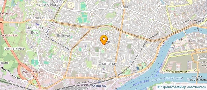 localisation de l'entreprise ELLO  NANTES