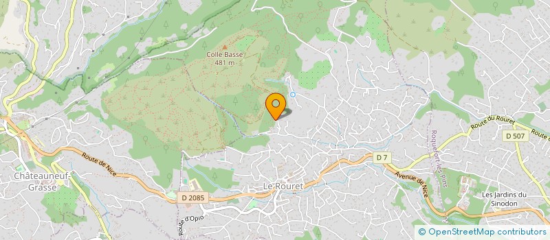 localisation de l'entreprise ELLO SCI  LE ROURET