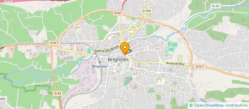 localisation de l'entreprise ELLOA PIZZA à BRIGNOLES