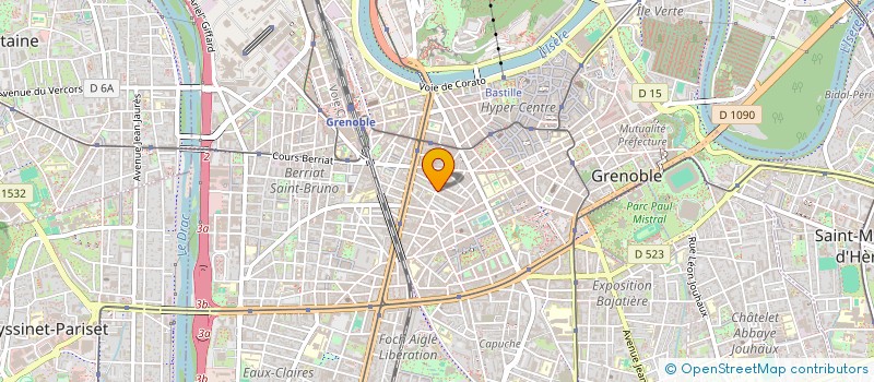 localisation de l'entreprise ELLOCAN  GRENOBLE