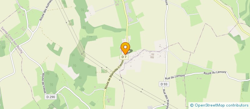 localisation de l'entreprise ELLOET IMMO  SAINTE-CROIX-SUR-BUCHY