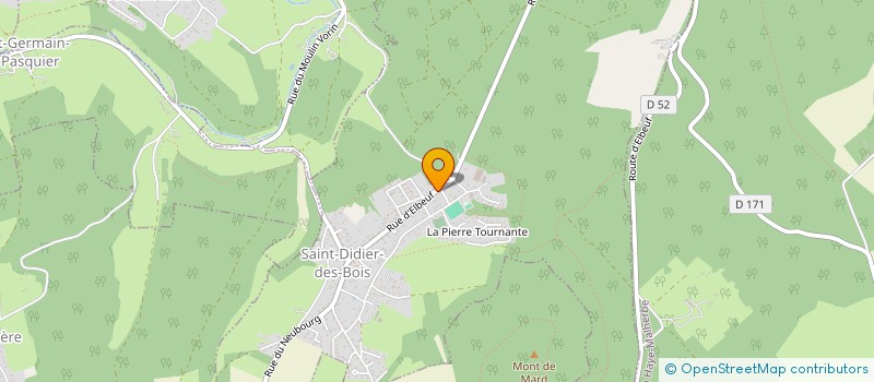 localisation de l'entreprise ELLOHA  SAINT-DIDIER-DES-BOIS