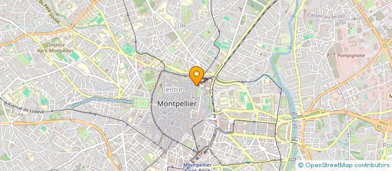 localisation de l'entreprise ELLORA à MONTPELLIER