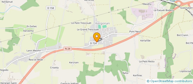 localisation de l'entreprise ELLOU  LANGUIDIC