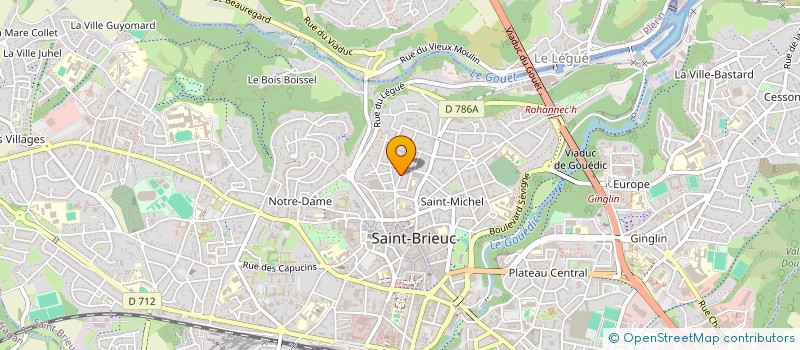 localisation de l'entreprise ELLOUIS  SAINT-BRIEUC