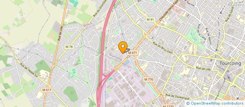 localisation de l'entreprise ELLOUMI SERVICES  TOURCOING