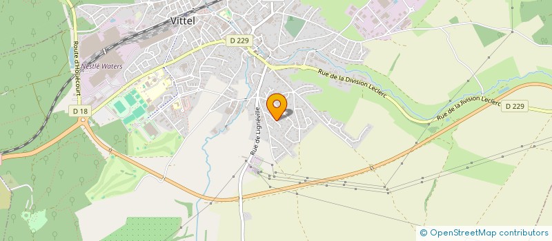 localisation de l'entreprise ELLOVI  VITTEL