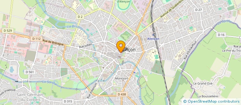localisation de l'entreprise ELLS à ALENCON