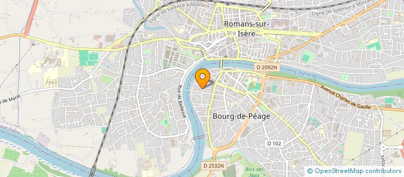 localisation de l'entreprise ELLSIMMO  BOURG-DE-PEAGE