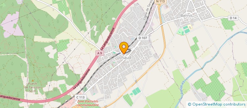 localisation de l'entreprise ELLTRA  UCHAUD