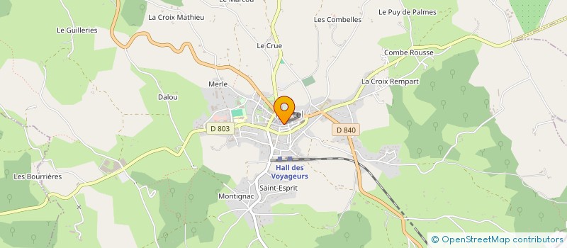 localisation de l'entreprise ELLUCO à BRIVE-LA-GAILLARDE